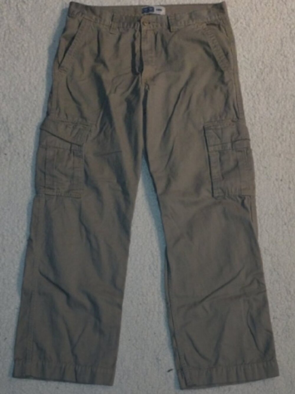 Levi's 34x32 Khaki Beige Loose Fit Relaxed Baggy Cargo Pants